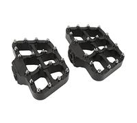 aqxreight Motorcycle Arrière Passager PEGS PEUTS Pedals RESPORTS CNC Aluminum Non Glisser pour R1200GS LC 2014 à 2019 Black (Silver)