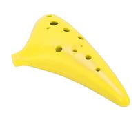 aqxreight Ocarina C Tune Instrument à 12 Trous pour Niveaux Facile à Apprendre, Design Portable pour les Musiciens et les Amateurs de Musique (YELLOW)