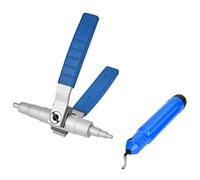 aqxreight Outil d'extension de Tuyau en Cuivre - Extenseur de Tube Manuel pour Tuyaux de 6 à 22 Mm avec Accessoire d'ébavurage, Kit 'installation de Réfrigération AC pour les Projets de