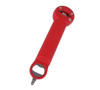 aqxreight Ouvre-bocal Rétractable avec Dents de Scie en Métal, Ouvre-bouteille Multifonctionnel de 3 Pouces et -onglet jusqu'à Poignée en Nylon de 3,7 Pouces pour une Ouverture Facile des (rouge)