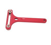 aqxreight Ouvre-Boîtier Arrière de Montre en Forme de T, en Acier allié, échelle Transparente, Dissolvant de Couvercle Inférieur de Montre pour Réparation de, Rouge Qui Ne Permet Pas d'erreurs,