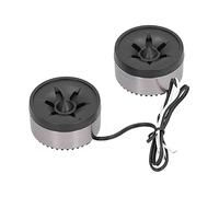 aqxreight Paire de Haut-parleurs de Mini Tweeter de Voiture 30 Degrés Réglables 25 Cœurs 6000 ? 40000 Hz 8Ω pour Amplificateurs de Caissons de Basses, Cornes de Subwoofer, Installation Perforée,