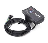 aqxreight Panneau de Commande de Vélo électrique 24 V, Affichage de Puissance LED, Instrument 810 LCD pour Contrôle de Vitesse du Moteur électrique, Coque en ABS, Plage de Température de 20 °C à 60 °C