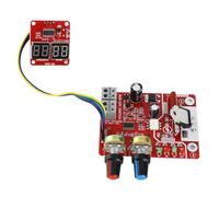 aqxreight Panneau de Contrôle de Machine à Souder par Points, Fonction de Contrôle du Temps et du Courant avec Affichage Numérique, Changement de Silicone, Soudage Simple ou développé du Principe au