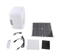 aqxreight Panneau Monocristallin 50W DC18V avec Réfrigérateur Boîtier de Batterie et Câble de Connexion pour Camping et Activités Extérieures