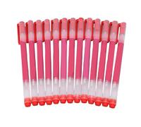 aqxreight Paquet de 12 Stylos de Marquage de Tissu avec Pointe en Acier à Encre Effaçable à la Chaleur, Marqueur de Tissu et de Cuir pour Broderie, Couture, Quilting, Ensemble de Stylos Blancs