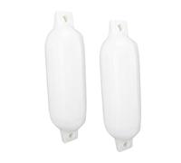 aqxreight Pare-Chocs de Quai Marin, Boule D'amarrage de Bateau Gonflable Blanche Portable en PVC, Pare-Chocs de Protection Absorbant Les pour Yachts, Voiliers, Bateaux à Rames 11 X