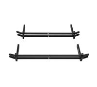 aqxreight Pare-Chocs RC en Alliage d'aluminium Avant Arrière Réglable 1/10 RC Pare-Chocs sur Chenilles pour Voitures Télécommandées SCX10 LCG Crash Bar l'usure Noire et la Rouille Assurent Un Long