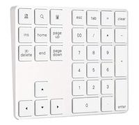 aqxreight Pavé Numérique BT Pavé Numérique 34 Touches Clavier HUB TypeC Convient pour l'argent et Le Bien-être de la Main Clavier 34 TouchesNumber PadBT KeyboardNumeric KeypadUSB 3 0