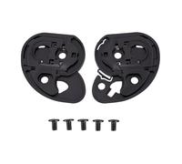 aqxreight Plaque de Base de Visière Réglable pour Moto,2 Pièces | Remplacement Pour Hjc Hj-09 Cl-15 Cl-17 Cs R1,Plastique Anti Choc,Installation Facile Avec Vis pour Motards,Restaure Une