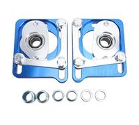 aqxreight Plaque de Roulette de Cambrure Réglable Avant +/-2.5 pour Kit D'alignement anodisé en Alliage D'aluminium 1994-2004 avec Bagues Sphériques