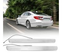 aqxreight Plaque de Seuil de Seuil de Porte de de Lumière Bleue à Double Flash de Voiture Adaptée pour Il Porte Efficacement le Panneau Métallique Haut Fait d'Est et Est et Plaque de de