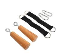aqxreight Poignées de Traction en Bois Entraîneur de Force des Doigts en Bois Poignée du Haut du Corps de Gymnastique à Domicile Accessoires de Fitness Pull Up Gym ou Garder la Valise Poignées de