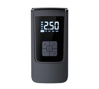 aqxreight Pompe de Voiture Portable 150psi Inflateur de Pneu électrique à Main avec Banc d'alimentation de Support de Lumière LED/Fonction d'auto-Off pour Les Pneus de Moto (4000mAh)