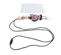 aqxreight Porte-badge avec Lanière Design perlé de Dessin animé Cordon en Nylon Réglable Porte-carte de Bus pour le Bureau, l'école et les Affaires Type B Matériau Doux et Confortable à Porter au (5)