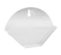 aqxreight Porte-Filtre à café Conique, Support Mural en Plastique Robuste, Distributeur de Conteneur de Stockage de Papier Filtre à café (Transparente)