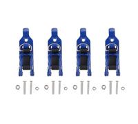 aqxreight Porte-outils Mural, Aluminium, Doublé de Caoutchouc, 4 Pièces | Inserts en Caoutchouc, Fixation à Vis, Clips de Support de Hache, Stockage D'équipement à Long Manche, Remorque de