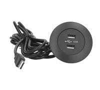 aqxreight Prise de Charge USB pour canapé, Prise de Courant avec Deux Ports USB pour une Charge Rapide, Installation Encastrée, Compatible avec les Téléphones, Utilisation de Meubles de Chevet (BLACK)