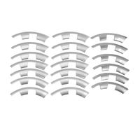 aqxreight Protection de Jante, Anneau Fendu Anti-Rayures en ABS, Remplacement Idéal pour Jantes Juniper 2025 2026 20 Pouces. (Silver)