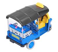aqxreight Pull Back Thai Tricycle Simulation Alliage Tuk Tuk Modèle De Voiture Jouet Enfants Véhicule ToyBlue Simple Mettre Reconnaître la Voiture la Cultiver pour Attirer bébé et Facile à Retirer