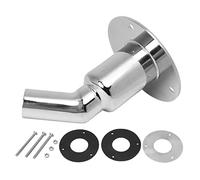 aqxreight Raccord D'échappement à Travers la Coque, Peau D'échappement à Travers la Coque en Acier Inoxydable 316 Poli Miroir 24 Mm OD pour Camion Marin de Chauffage (pliez)
