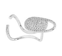 aqxreight Race de Couverture d'ongles Taille Belle Usure Pratique Facilement S Matériau Doigt les Anneaux de Décoration de Doigt pour les Parties3047 Couverture d'ongle Blanche Anneaux
