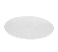 aqxreight Recherche de Centre Rond avec échelles Claires en Acrylique DlY Outil de Travail du Bois de Bricolage en Acrylique pour Recherche de Centre Rond de 30 Cm / 11,8 Pouces pour Formes (Petite