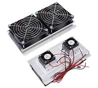 aqxreight Refroidisseur de Semi-conducteur Thermoélectrique, Ventilateur de Refroidissement, Kit de Système de Dissipateur de Chaleur, Radiateur 2 2 Sem, Refroidisseur de Réfrigération, Radiateur à