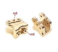 aqxreight Remplacement de Contrepoids en Laiton de Biellettes de Direction et Arrière pour 1/10 4WD RBX10 Ryft Rock Bouncer AXI03005 Pièces de Mise à Niveau de Voiture Télécommandée pour