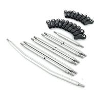aqxreight Remplacement de la Rotule d'extrémité des Bielles de Direction en Acier Inoxydable pour Voiture Télécommandée RBX10 Ryft 1/10 en Acier Durable, Résistant à la Corrosion et Précis