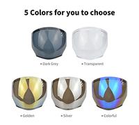 aqxreight Remplacement du Casque pour Le Casque KYT NFJ de qualité KYT. Bon à Partir de Zéro de Matériaux de qualité Fabriqués Et Confortables. Et Votre Visorhelmet L (Transparent)