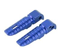 aqxreight - Repose-pieds arrière, 1 paire de repose-pieds arrière pédales en alliage d'aluminium adaptées pour MT-10 MT-09 MT-07 Tracer900 FZ6[bleu]
