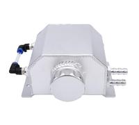 aqxreight Réservoir de Liquide de Refroidissement en Alliage D'aluminium, capacité de 1l, Couleur Argent, Radiateur, Réservoir de Débordement de Liquide de Refroidissement