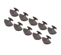 aqxreight Rivets Pyramidaux en Métal de 10 Mm avec Vis PH pour l'artisanat du Cuir Rivets Décoratifs en Alliage de Zinc pour la Réparation de Sacs, de Ceintures et de Vêtements (Argent Noir)