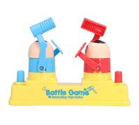 aqxreight Robot Marteau Jeu de Bataille Jouet de Table pour Enfants Interactif à 2 Joueurs Appuyez et Frappez Défi Amusant Jeu de Famille Activité Nocturne de Bataille de Bureau