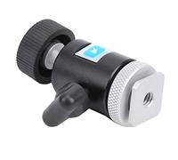 aqxreight Rotule Multifonctionnelle en Alliage d'Aluminium avec Base de Chaussure Froide pour Lumière de Remplissage d'appareil Photo Compatible avec Diverses Bases Le Trou de Boule 3/8 Pouces