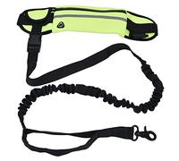 aqxreight Sac de Ceinture de Sport, Ensemble de Laisse, élastique Réfléchissant, Antidéflagrant, Corde de Traction pour Chien, Course à Pied, Course à Pied, Bleu Ciel, Une Application Alimentaire