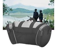 aqxreight Sac de Guidon à Vélo 5L Sac de Rangement de Cadre de Guidon Avant de Grande capacité en Nylon avec des Bandes Réfléchissantes Blue Offre Un Espace Accommodant Essentiel pour la Conduite en