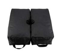 aqxreight Sac de Poids de Sable de Base Parapluie carré pour Parapluie de Patio Ancre de Sac de Sable Lourd avec Grande Ouverture de Remplissage Portable Pliable 2 Pièces Conception
