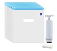 aqxreight Sac de Rangement à Compression de Filament d'imprimante 3D, Scellage Sous Vide Sec pour PLA ABS Nylon Bois TPU Conservation de l'humidité 10 Pièces Pochette Sèche Réutilisable avec (5PCS)