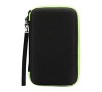 aqxreight Sac de Rangement en Nylon TPU pour Rasoir électrique pour Hommes, étui pour Outils de Rasage des Cheveux, Organisateur pour QP2520/90/70, Noir et Vert, qualité d'organisation pour une