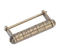 aqxreight Serrure Codée Antique en Alliage de Zinc Chinois, Vintage, Mot de Passe, pour Boîte à Bijoux, Armoire, Boîte en Bois, Décoration Sécurisée