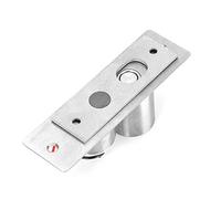 aqxreight Serrure électrique Intégrée DC12V, Système de Contrôle d'Accès de sécurité pour Porte en Verre, Corps en T Haute Résistance, Serrure à Mortaise électrique, Pêne Dormant, Système