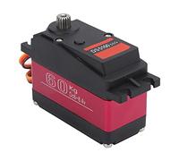 aqxreight Servomoteurs Numériques à Grande Vitesse en Acier Inoxydable de 60 Kg, pour Robot de Voiture RC, Chauffent Plus Longtemps l'aluminium Inoxydable pour Plus de durabilité. a Une Coque pour