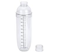 aqxreight Shaker à Cocktail PC avec Balance, Théière à Lait, Jus de Fruits, Vin, Tasse en Plastique pour la Maison, le Bar, le Magasin, 700 Ml pour Ne Pas Laver Facilement le Shaker Poli, Résine PC
