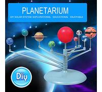 aqxreight Simulation 3D du Système Solaire, Planétarium, Modèle de Bricolage pour Enfants, Kits de Sciences Astronomiques, Système à Assembler et Matériel pour Enfants, Solaire, Enseigne-de la