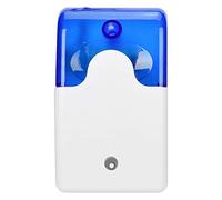 aqxreight Sirène d'alarme Filaire 12 V avec Son 110 DB et Lumière Flash pour la sécurité de la Maison, Les Chantiers de Construction, Les Portails - ABS Rouge/Bleu Ignifuge