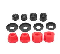 aqxreight Skate Barking Barging Set PU Amortissement 90A Bougchons de Remplacement pour 4 Roues Swing Jaune Le Pied de Vibration la Fissure L'impact Coulissant l'amélioration de la Bague (Rouge)