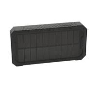 aqxreight Solar 36800mAh Banque d'énergie Solaire Portable avec 36leds pour Grimper à l'orange (Black)