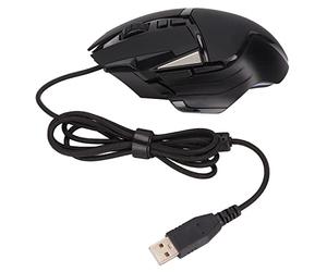 aqxreight Souris de Jeu au Design Ergonomique, Moteur Optique DPI Réglable, Rétroéclairage RVB, Plug and Play, Souris Filaire, Paume Réglable. Cette de Jeu Mécanique s'adapte au Design.